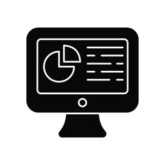 Web Statistics Vector Icon which can easily modify or edit