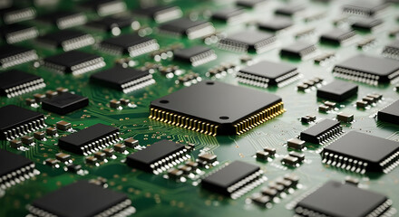 Obraz premium electronic circuit board