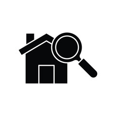Home Search Vector Icon which can easily modify or edit