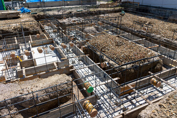 建設素材　鉄筋工事