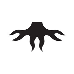 Heart shaped root abstraction symbolizing love nature and life connection