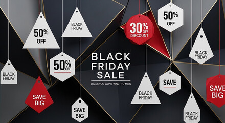 Experience the Ultimate Black Friday Savings Event with Incredible Discounts and Exclusive Offers, a Premium Promotional Banner for Seasonal Shopping Opportunities