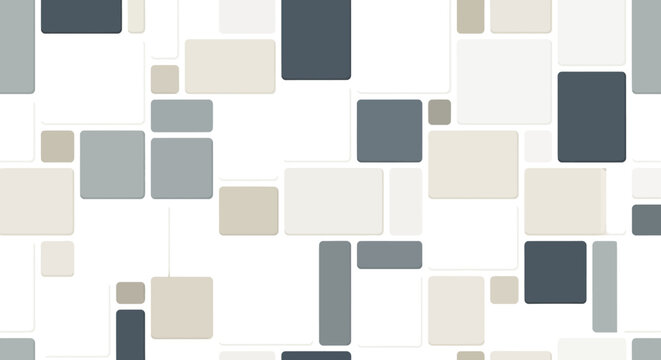 Subtle palette of rectangular shapes arranged with a contemporary aesthetic offering a peaceful
