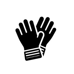 Stylish Protective Gloves Vector Illustration