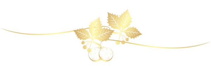 line art berry silhouette christmas berry leaves