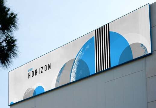 Blue billboard