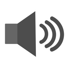 Speaker Icon — Simple Audio Symbol Illustration