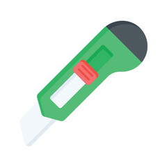 Utility knife symbolizing stationery, office tools, and workplace equipment.