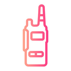 walkie talkie gradient icon