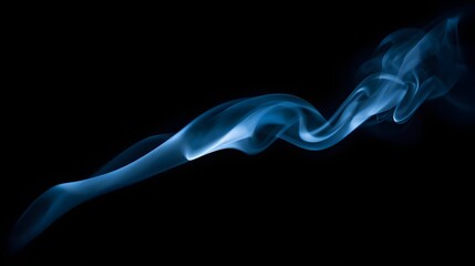 Fototapeta premium single wave line smoke background