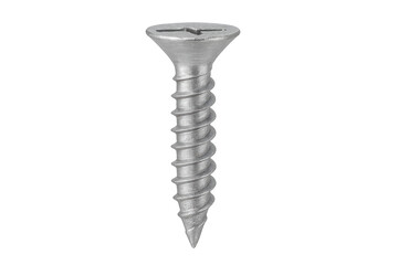 Silver flat head self tapping screw tool