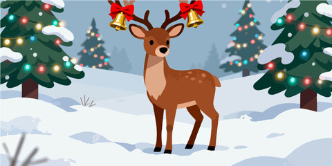 Christmas Festival Background Image