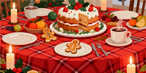 Christmas Festival Background Image