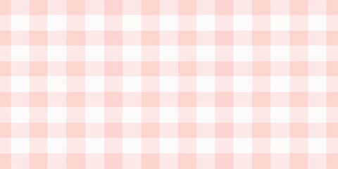 Soft pastel pink and white plaid pattern with a gentle blurred effect creating a cozy and sweet background