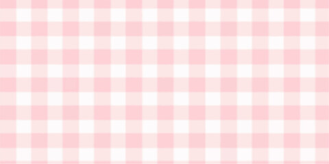 Soft pastel pink and white plaid pattern with a subtle watercolor texture for a gentle and feminine background