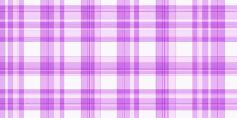 Soft pastel purple and white plaid pattern seamless repeating textile background fabric design
