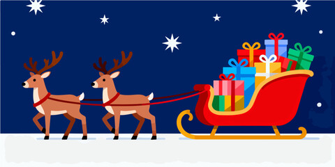 Christmas Festival Background Image