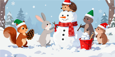 Christmas Festival Background Image