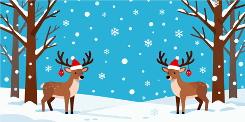 Christmas Festival Background Image