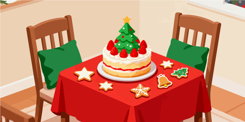 Christmas Festival Background Image