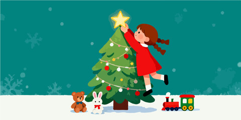 Christmas Festival Background Image