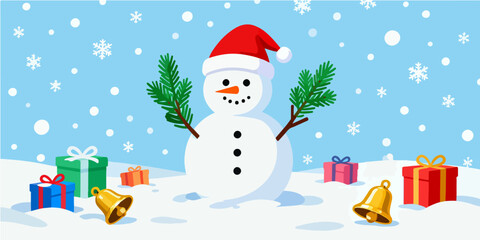 Christmas Festival Background Image