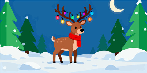 Christmas Festival Background Image