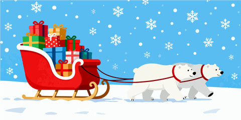 Christmas Festival Background Image
