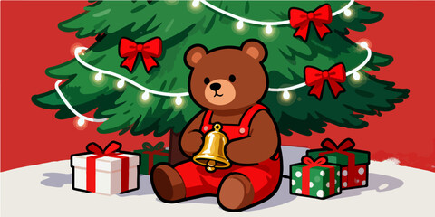 Christmas Festival Background Image