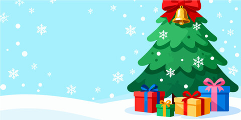 Christmas Festival Background Image