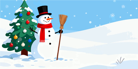 Christmas Festival Background Image