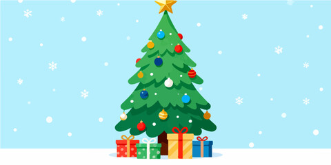 Christmas Festival Background Image