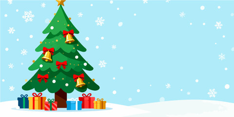 Christmas Festival Background Image