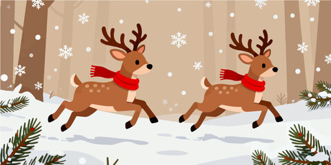 Christmas Festival Background Image