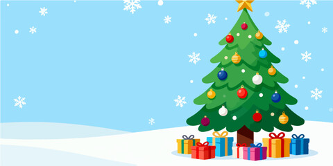 Christmas Festival Background Image
