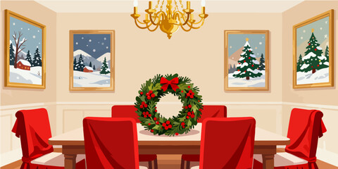 Christmas Festival Background Image