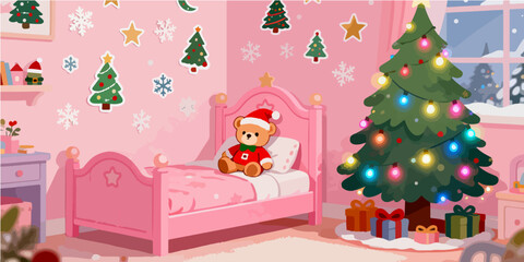 Christmas Festival Background Image