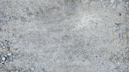 Rough grey cement floor, rough texture, dust and gravel, patio floor, walkway, deteriorated concrete, texture, and background image.