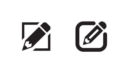 Edit pen icon, pen sign button, Pencil icon sign, black pencil icon, Vector illustration EPS 10.