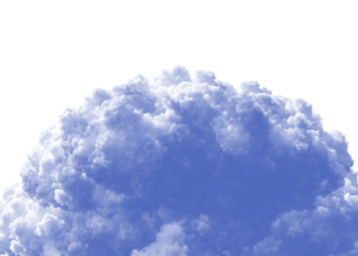 Fractal patterned blue semi circle against black abstract background design