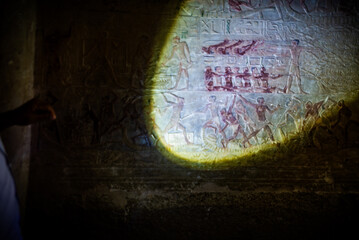 zona arqueológica de Saqqara en Egipto