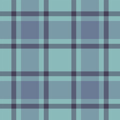 Folklore pattern vector seamless, short background texture textile. Worn tartan plaid check fabric in pastel and slate gray colors.