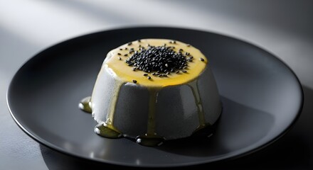 Black Sesame Panna Cotta