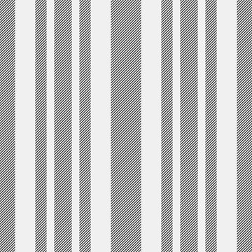 Sixed background vertical textile, italian pattern texture lines. Pany vector stripe seamless fabric in white and grey colors.
