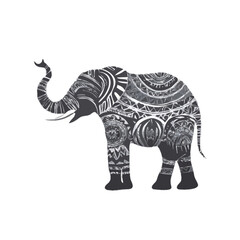 elephant isolated on white