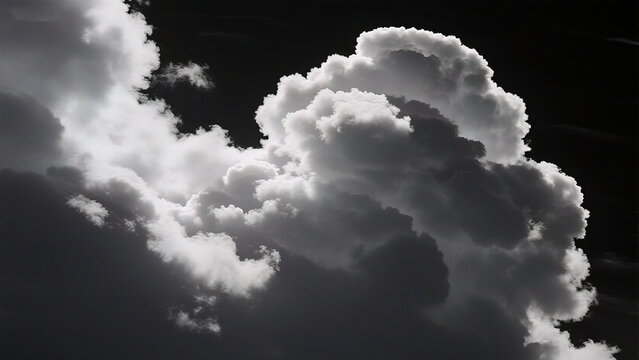 Dramatic cloud formation in sky