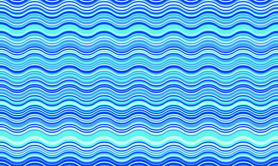 Serene blue wavy lines pattern.  Perfect for backgrounds, website designs, textiles, and summer themed projects. Evokes feelings of calmness, fluidity, and ocean tranquility.