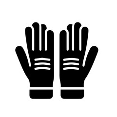 Obraz premium Firefighter Safety Gloves Vector Illustration