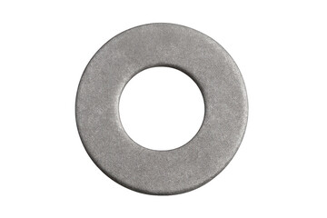 Metal flat washer for mechanical fastener isolated