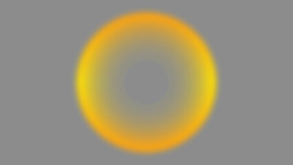 png Abstract yellow gradient circle soft blurred background simple design element for graphic projects